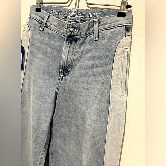 NWT Daily Blue by Adriano Goldschmied Wide-LEG Cotton USA SIZE 26 - Picture 5 of 7